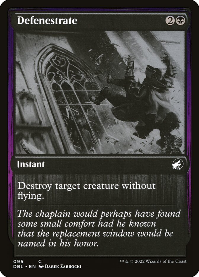 Defenestrate DBL-95 Innistrad: Double Feature Magic card