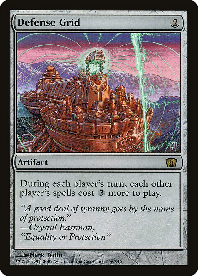 Defense Grid 8ED-296STAR Eighth Edition Magic card