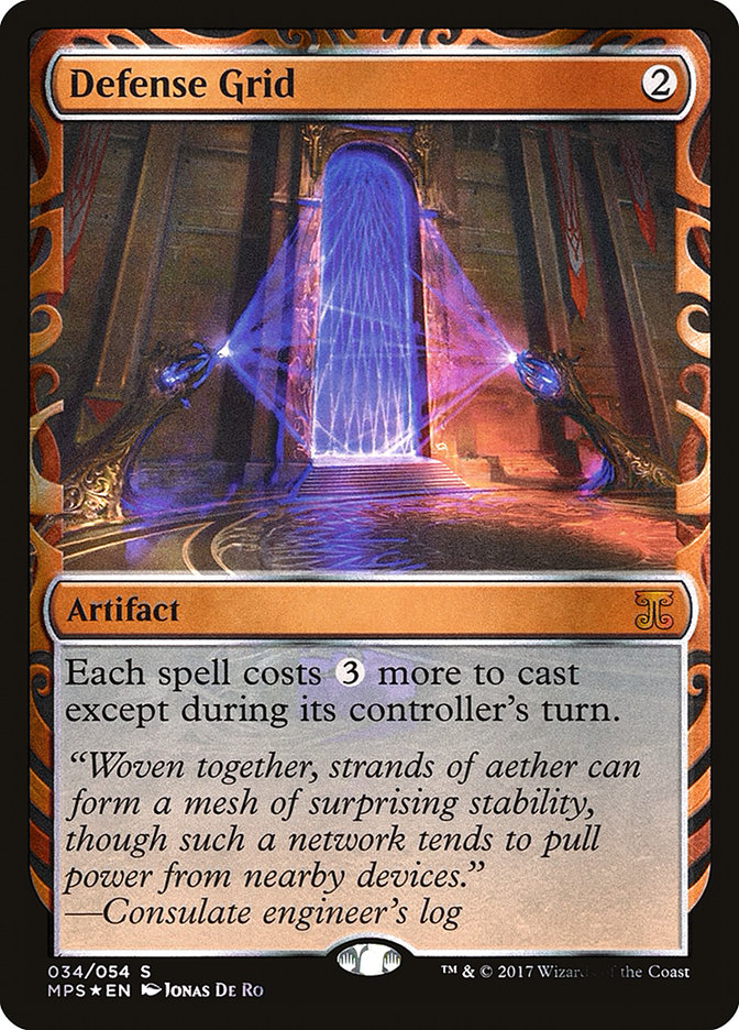 Defense Grid MPS-34 Kaladesh Inventions Magic card