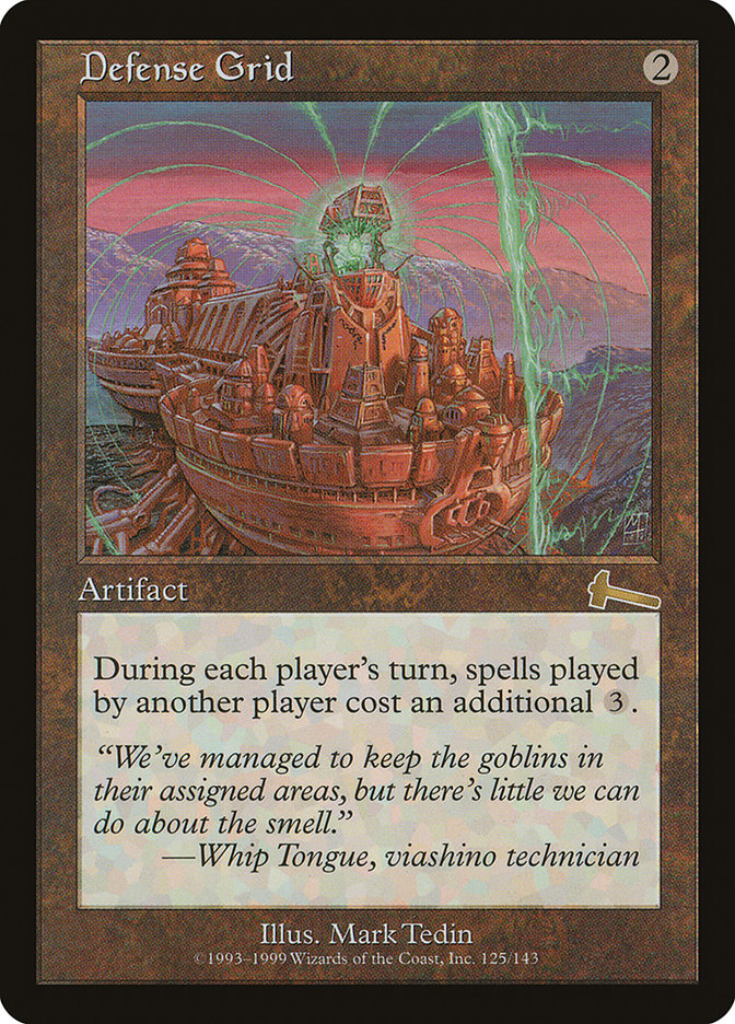 Defense Grid ULG-125 Urza's Legacy Magic card