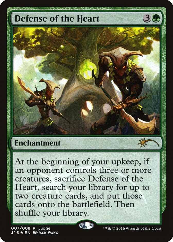 Defense of the Heart J16-7 Judge Gift Cards 2016 Magic card
