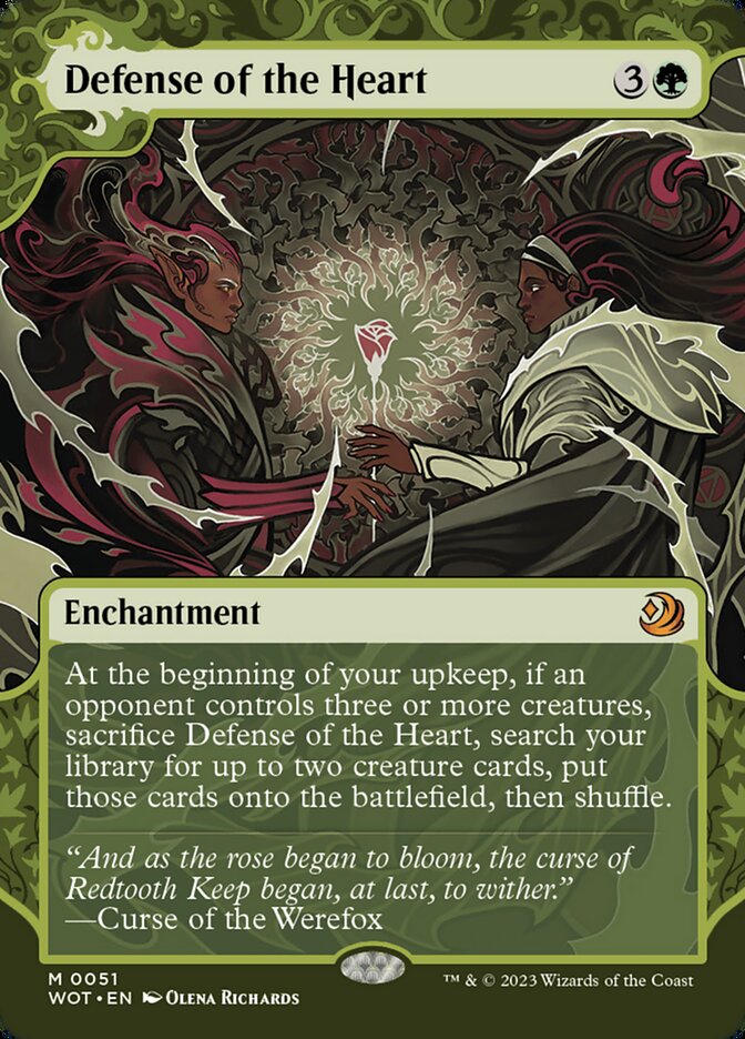 Defense of the Heart WOT-51 Wilds of Eldraine: Enchanting Tales Magic card