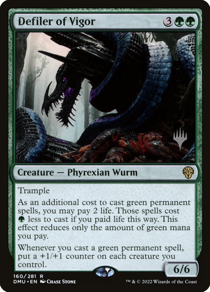 Defiler of Vigor PDMU-160P Dominaria United Promos Magic card