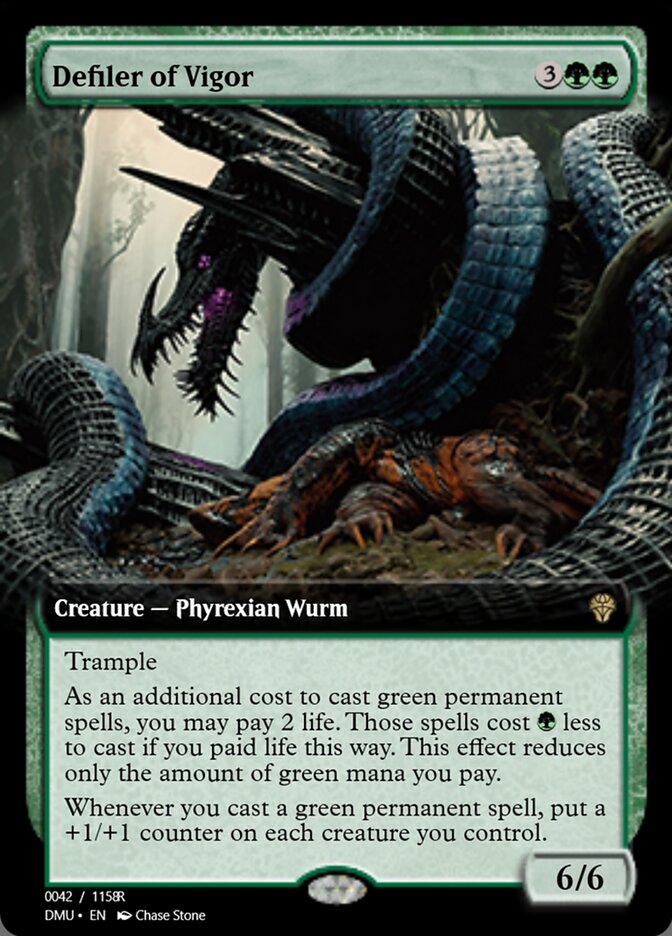 Defiler of Vigor PRM-103464 Magic Online Promos Magic card