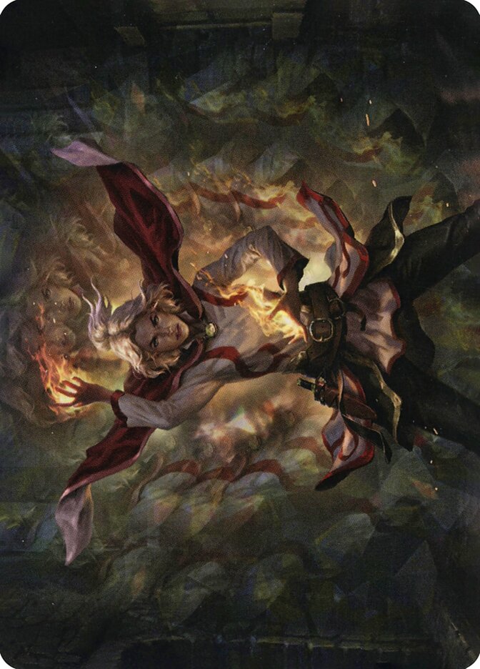 Delina, Wild Mage // Delina, Wild Mage AAFR-31 Adventures in the Forgotten Realms Art Series Magic card