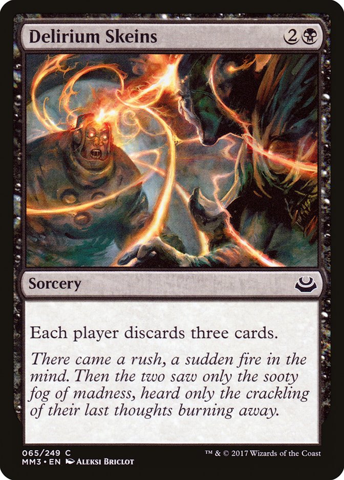 Delirium Skeins MM3-65 Modern Masters 2017 Magic card