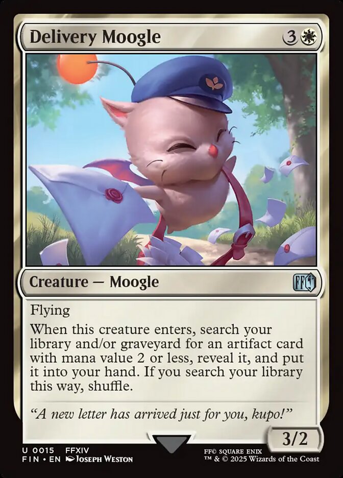 Delivery Moogle FIN-15 Final Fantasy Magic card