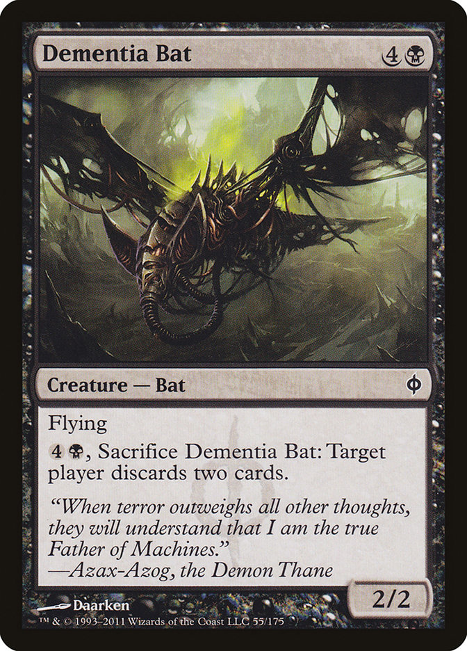 Dementia Bat NPH-55 New Phyrexia Magic card