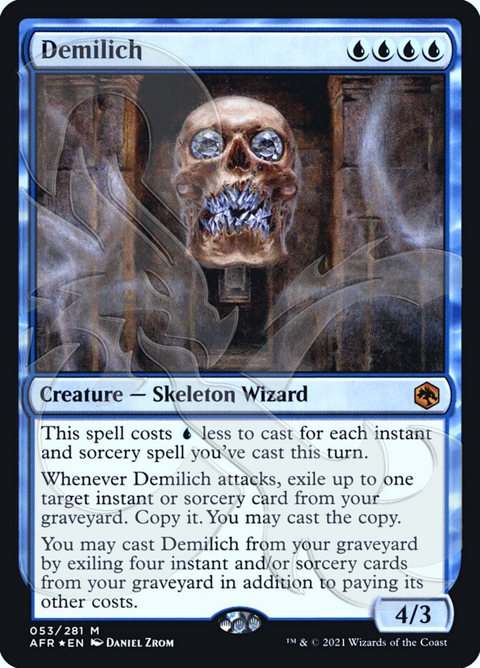 Demilich PAFR-53A Adventures in the Forgotten Realms Promos Magic card