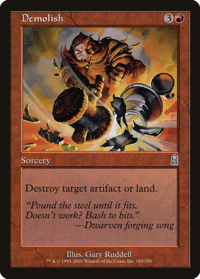 Demolish ODY-183 Odyssey Magic card