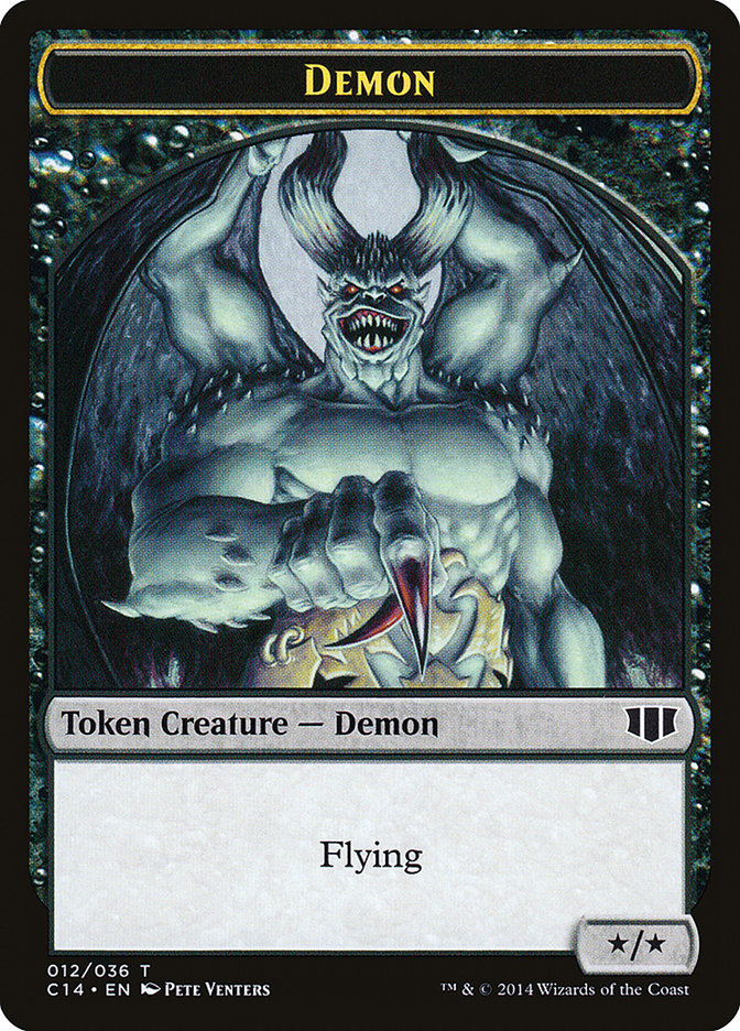 Demon TC14-12 Commander 2014 Tokens Magic card