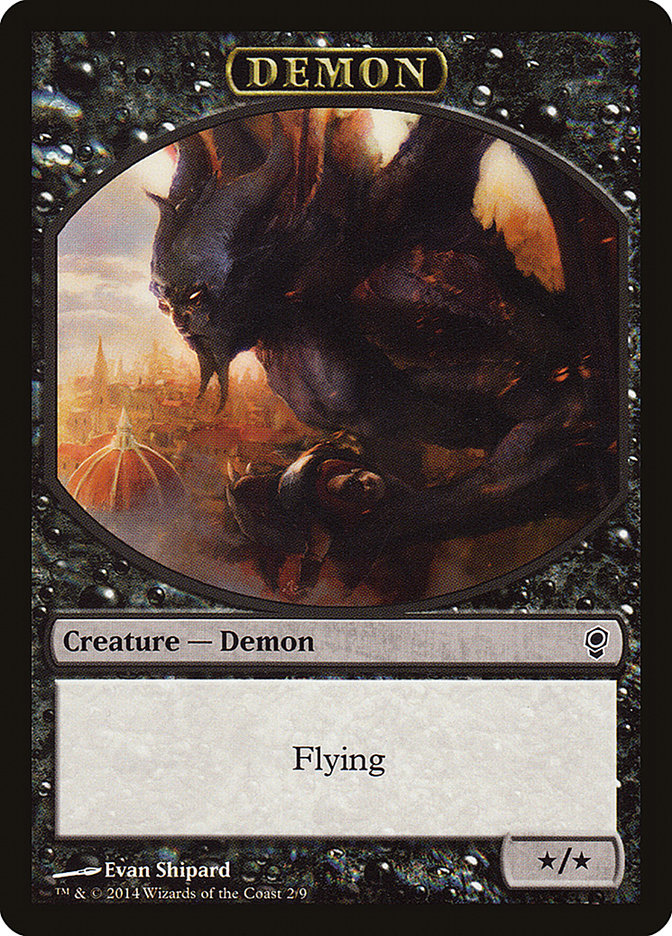 Demon TCNS-2 Conspiracy Tokens Magic card