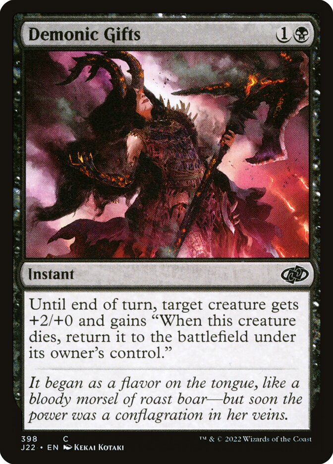 Demonic Gifts J22-398 Jumpstart 2022 Magic card