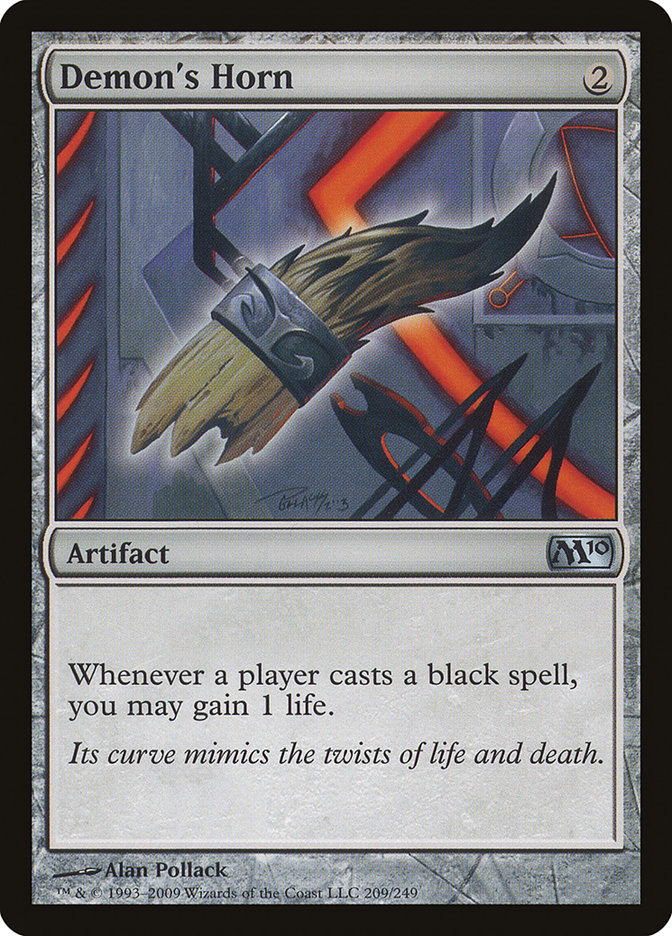 Demon's Horn M10-209 Magic 2010 Magic card