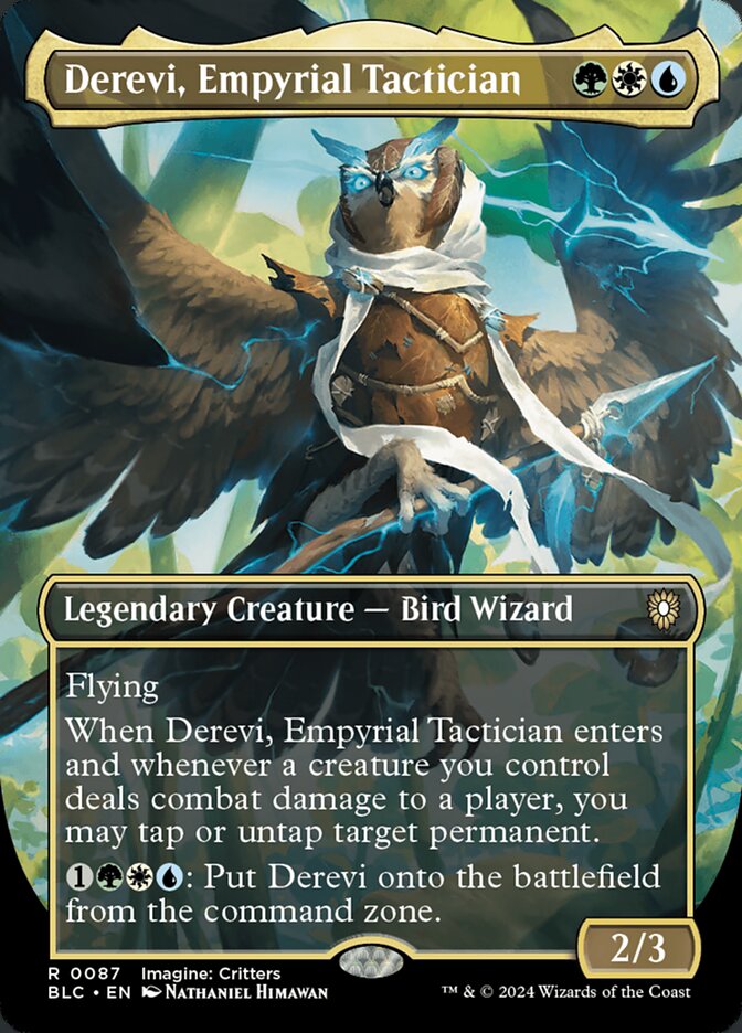 Derevi, Empyrial Tactician BLC-87 Bloomburrow Commander Magic card