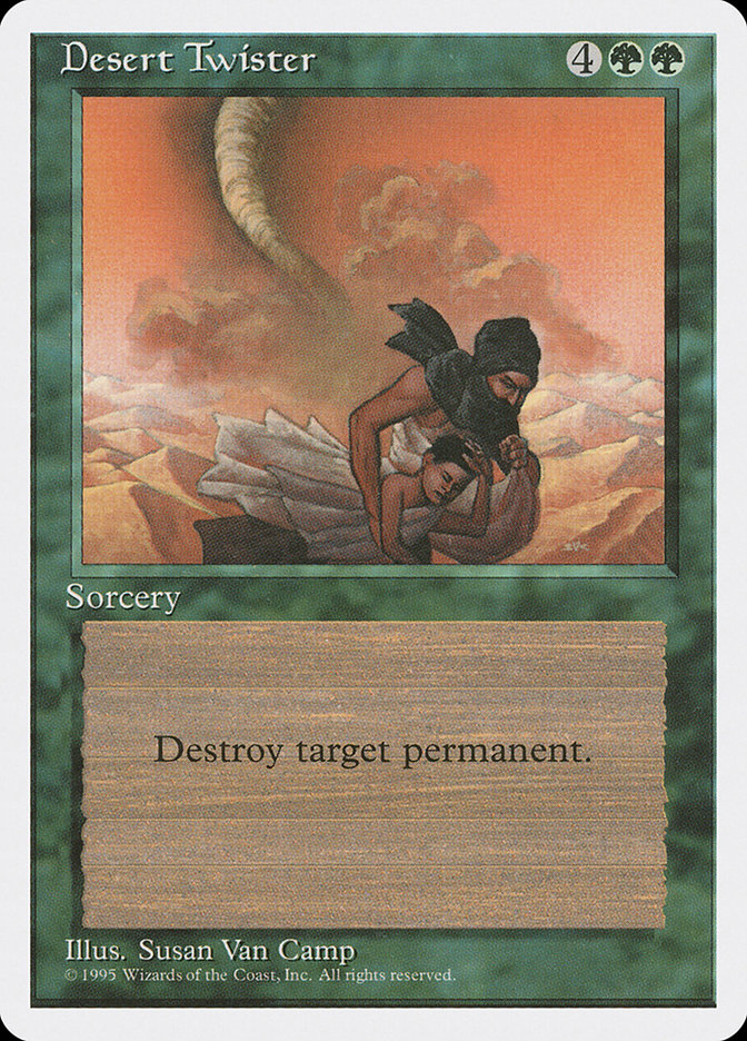 Desert Twister 4ED-240 Fourth Edition Magic card