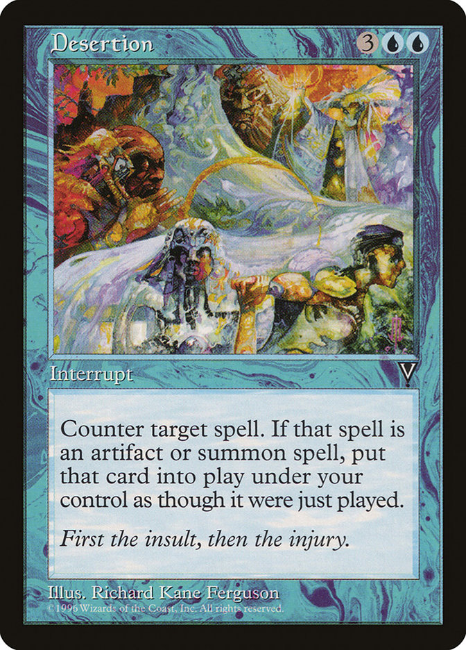 Desertion VIS-30 Visions Magic card
