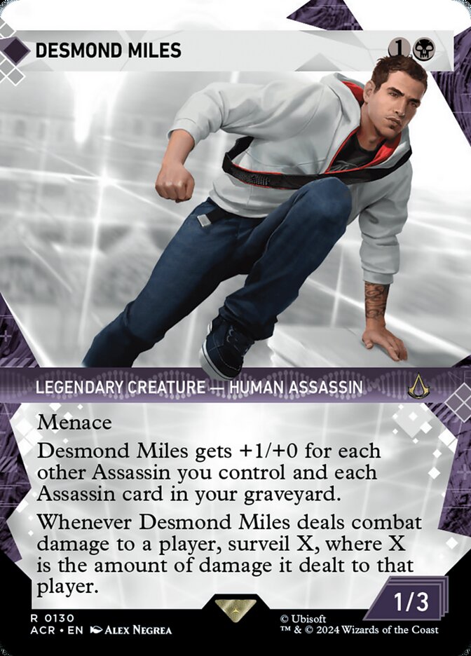 Desmond Miles ACR-130 Assassin's Creed Magic card