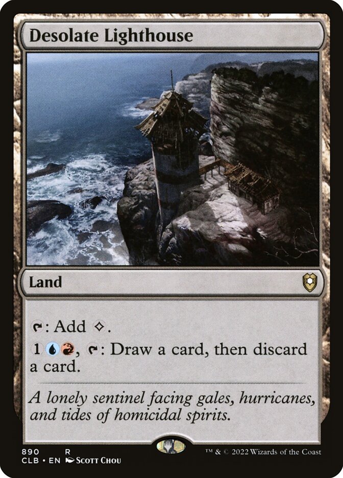 Desolate Lighthouse CLB-890 Commander Legends: Battle for Baldur's Gate Magic card