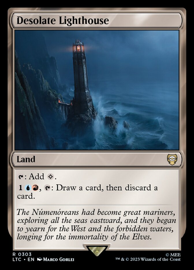 Desolate Lighthouse LTC-303 Tales of Middle-earth Commander Magic card
