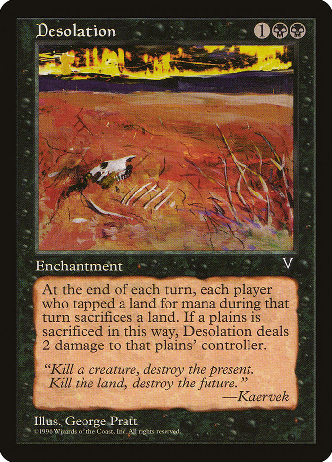 Desolation VIS-58 Visions Magic card
