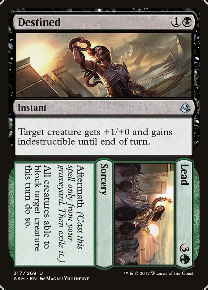 Destined // Lead AKH-217 Amonkhet Magic card