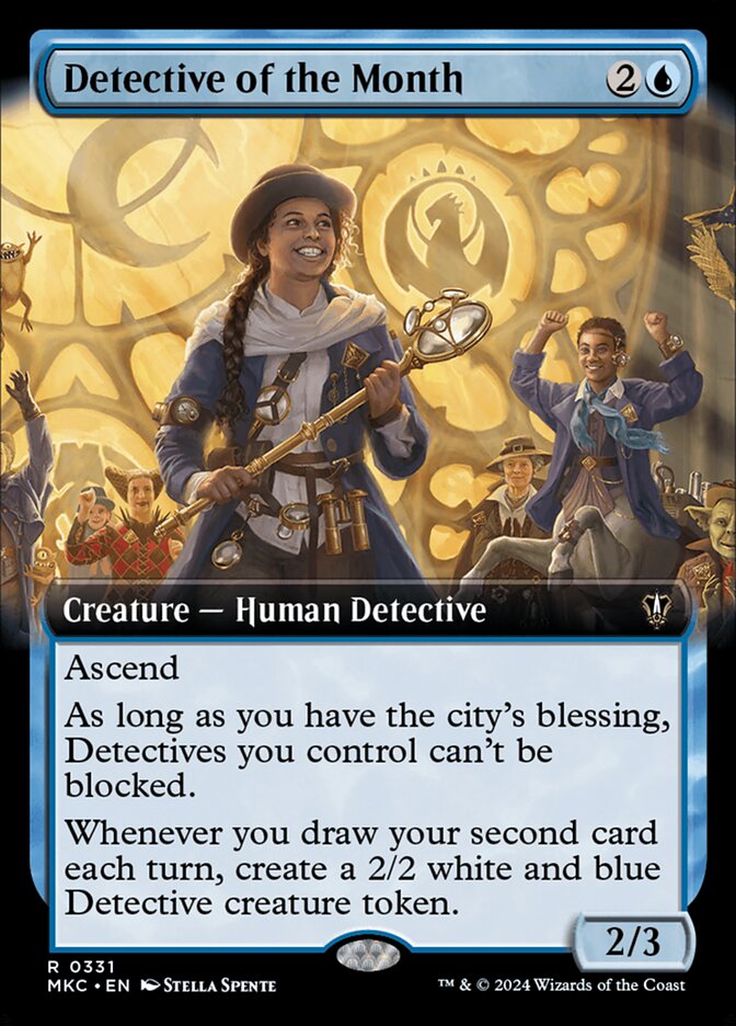 Detective of the Month MKC-331 Murders at Karlov Manor Commander Magic card
