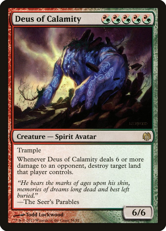 Deus of Calamity DDL-54 Duel Decks: Heroes vs. Monsters Magic card