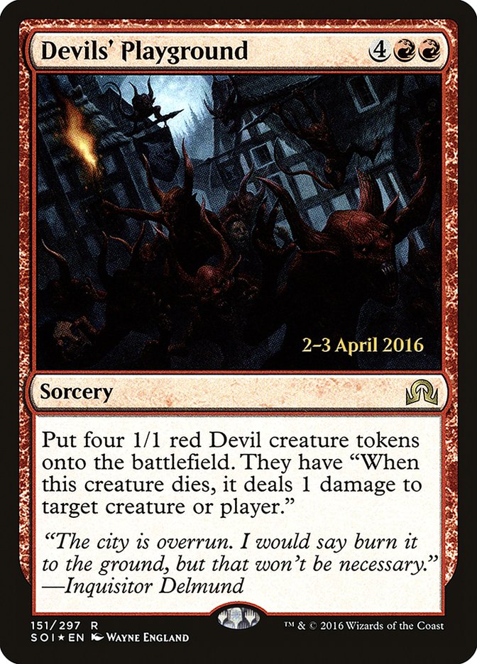 Devils' Playground PSOI-151S Shadows over Innistrad Promos Magic card