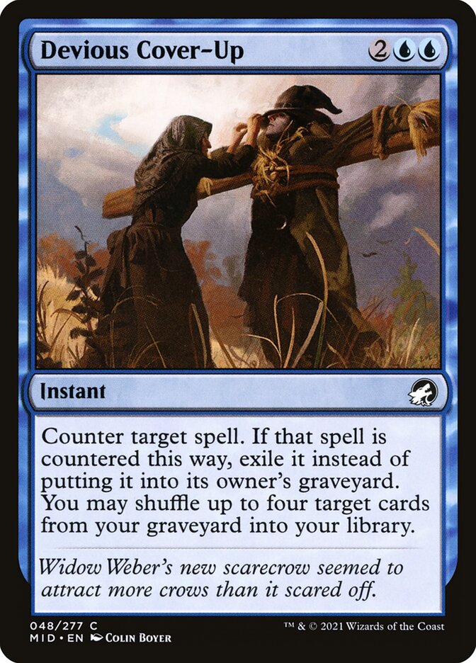 Devious Cover-Up MID-48 Innistrad: Midnight Hunt Magic card