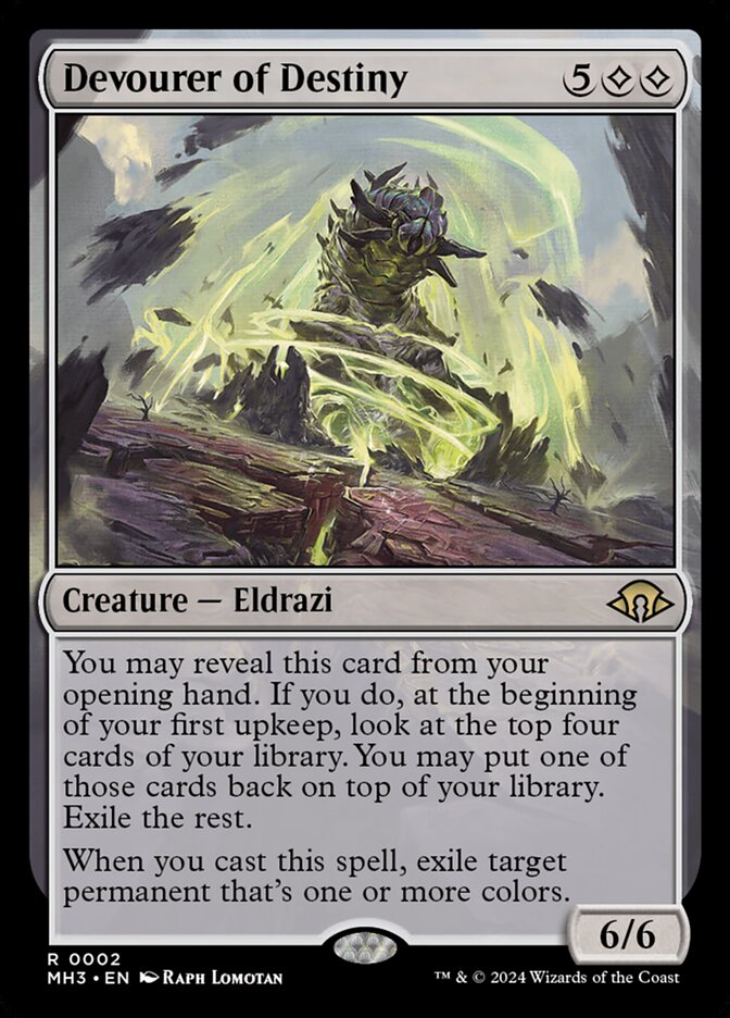 Devourer of Destiny MH3-2 Modern Horizons 3 Magic card