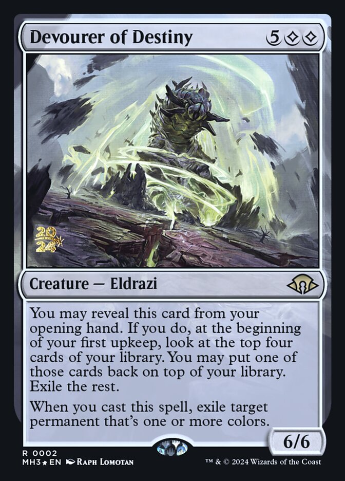 Devourer of Destiny PMH3-2S Modern Horizons 3 Promos Magic card
