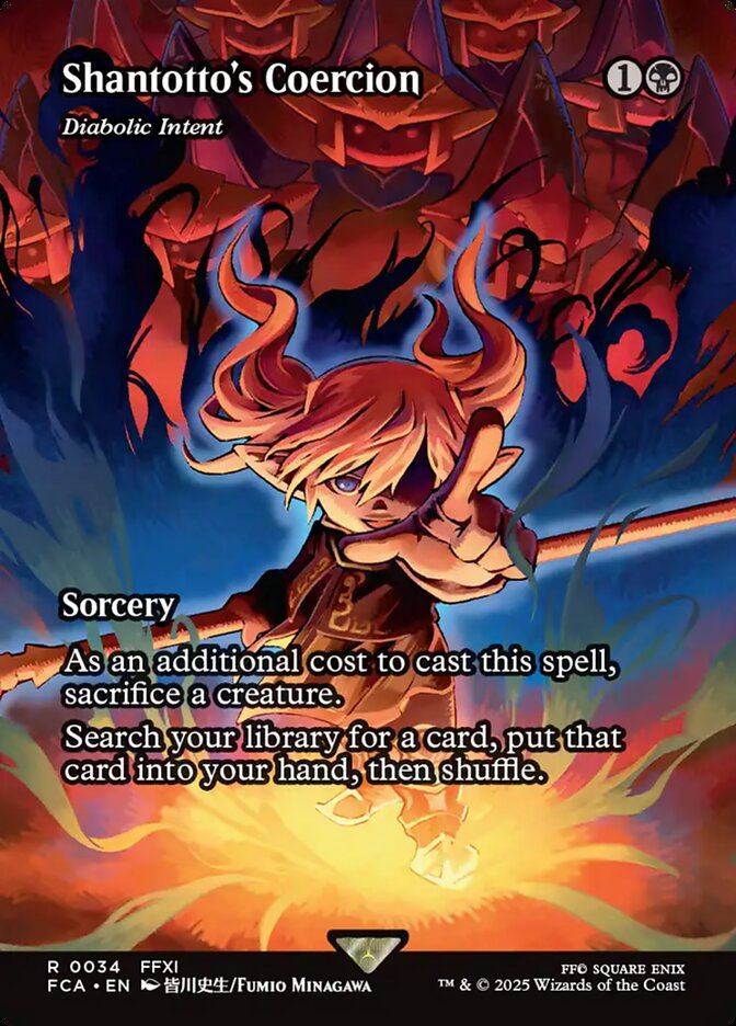 Diabolic Intent FCA-34 Final Fantasy: Through the Ages Magic card