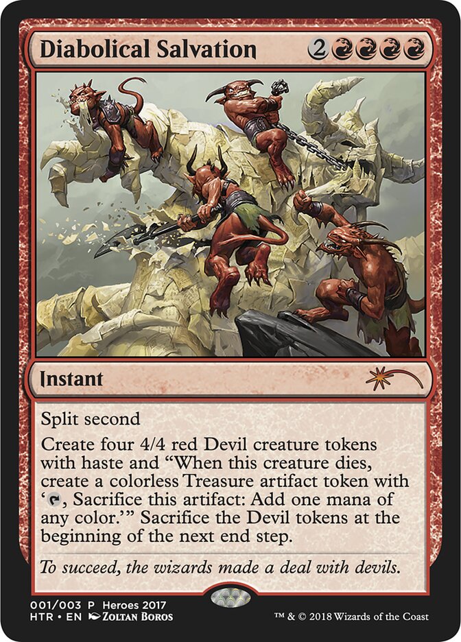 Diabolical Salvation PH17-1 2017 Heroes of the Realm Magic card