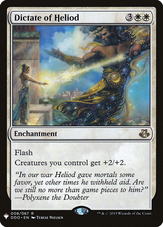 Dictate of Heliod PLST-DDO-8 The List Magic card