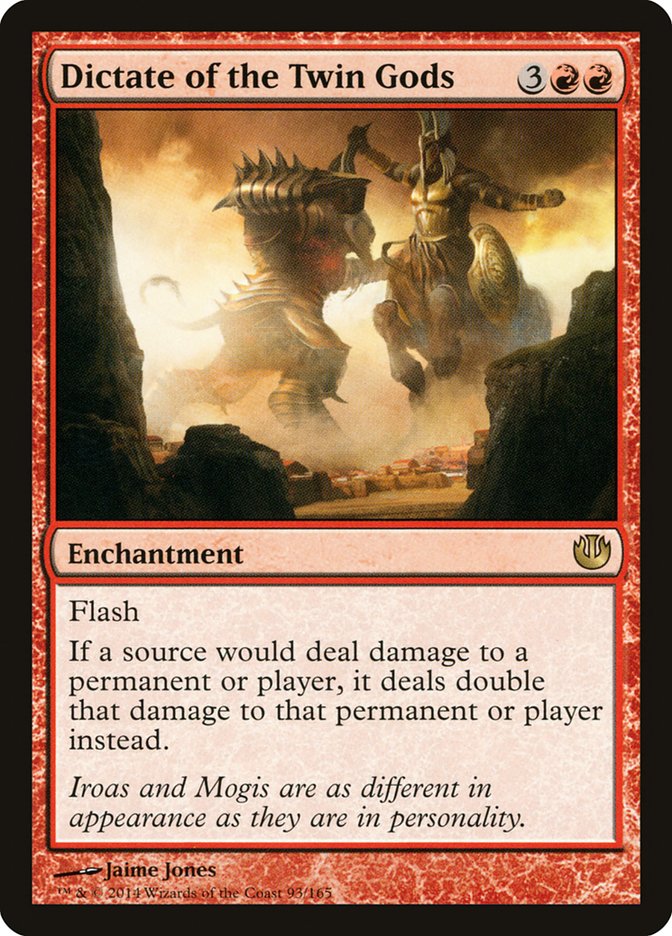Dictate of the Twin Gods JOU-93 Journey into Nyx Magic card