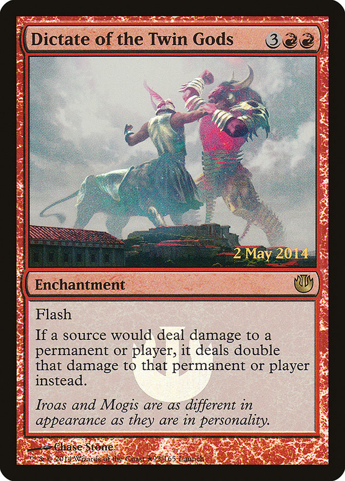 Dictate of the Twin Gods PJOU-93STAR Journey into Nyx Promos Magic card