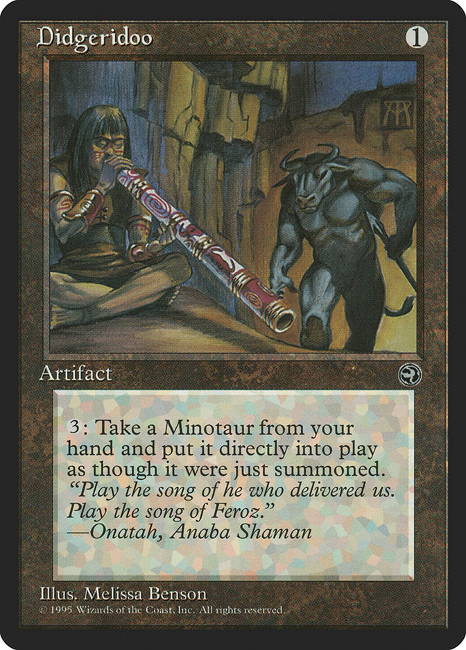 Didgeridoo HML-105 Homelands Magic card