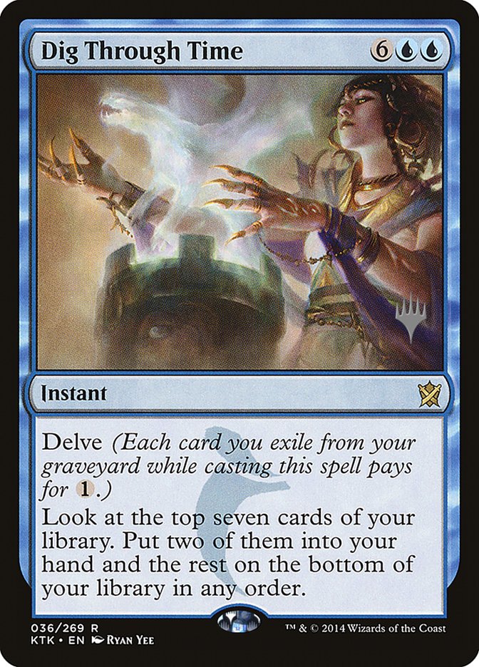 Dig Through Time PKTK-36P Khans of Tarkir Promos Magic card