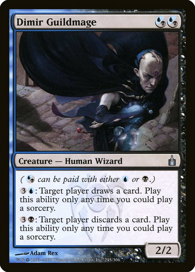 Dimir Guildmage RAV-245 Ravnica: City of Guilds Magic card
