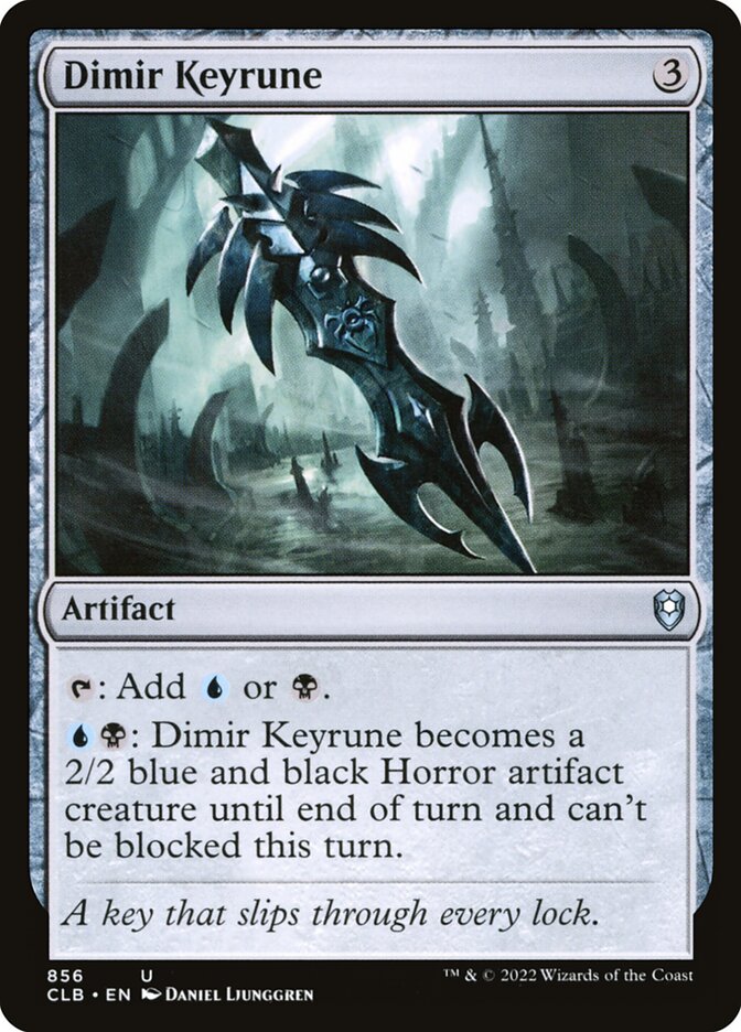 Dimir Keyrune CLB-856 Commander Legends: Battle for Baldur's Gate Magic card