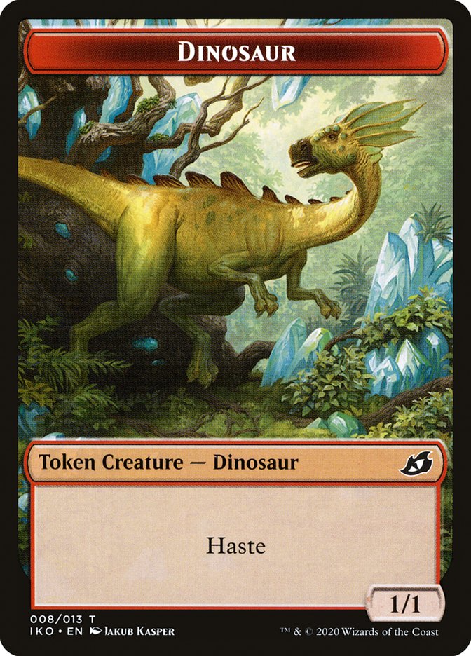Dinosaur TIKO-8 Ikoria: Lair of Behemoths Tokens Magic card