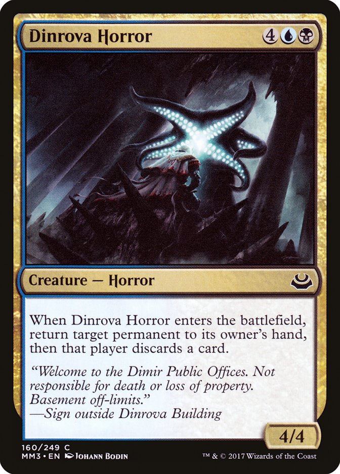 Dinrova Horror MM3-160 Modern Masters 2017 Magic card