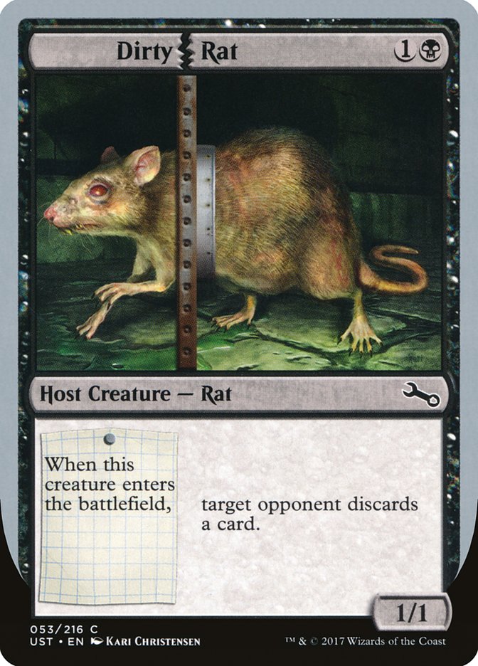 Dirty Rat UST-53 Unstable Magic card
