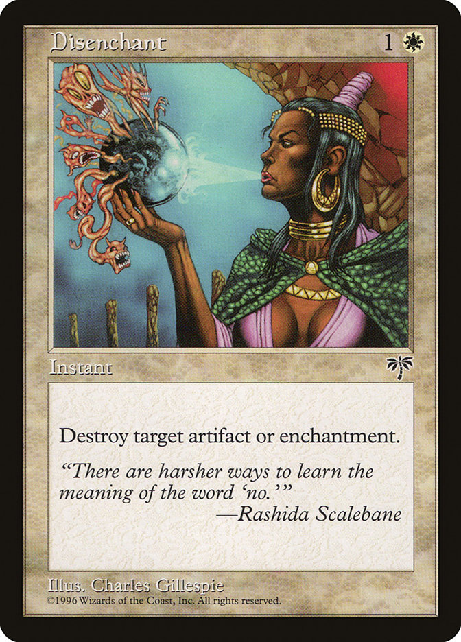 Disenchant MIR-10 Mirage Magic card
