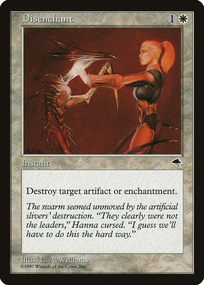 Disenchant TMP-16 Tempest Magic card