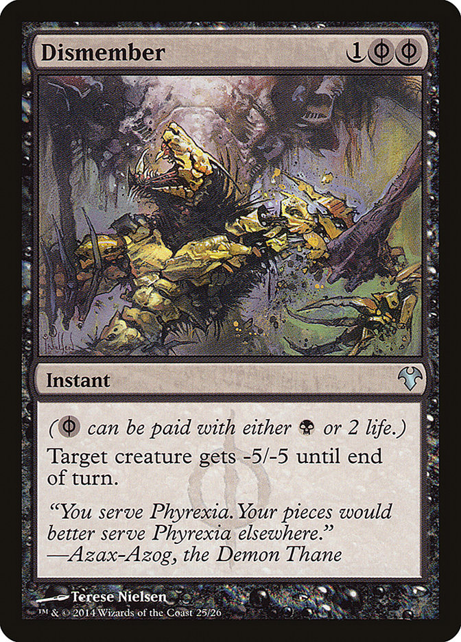 Dismember MD1-25 Modern Event Deck 2014 Magic card