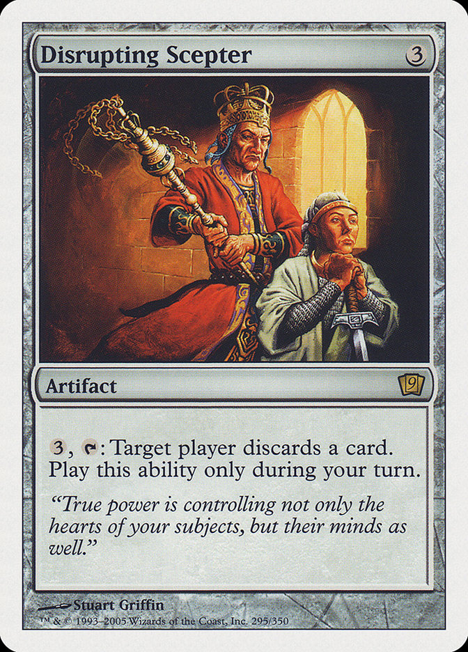 Disrupting Scepter 9ED-295 Ninth Edition Magic card