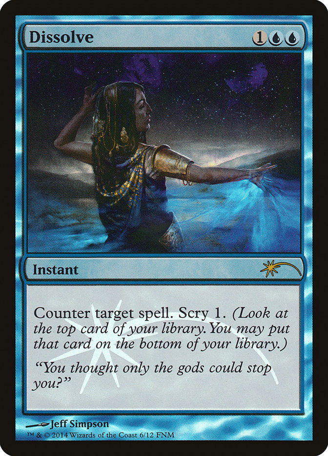 Dissolve F14-6 Friday Night Magic 2014 Magic card