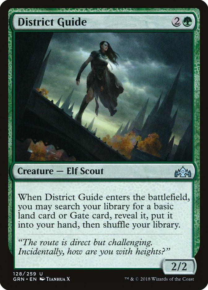 District Guide GRN-128 Guilds of Ravnica Magic card